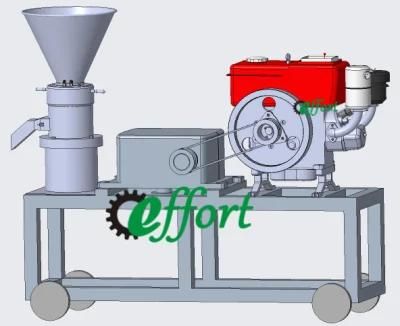 Diesel Engine Sesame Paste Mill Peanut Paste Mill Colloid Mill