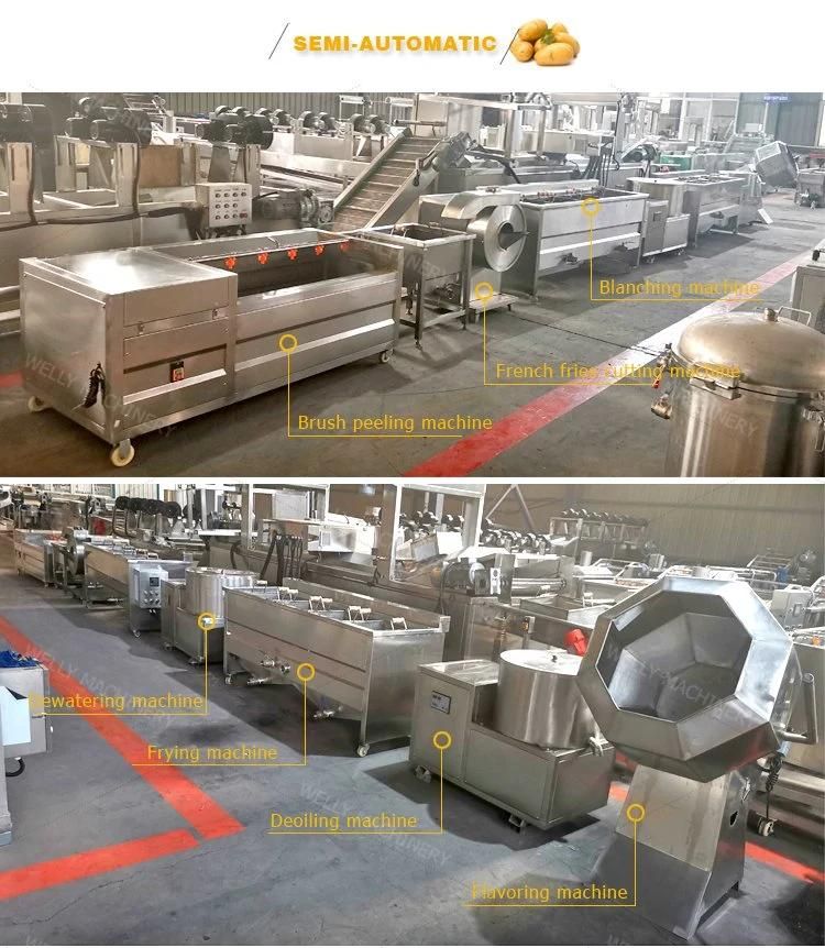 High Quality Potato Chips Production Line Frozen French Fries Production Line