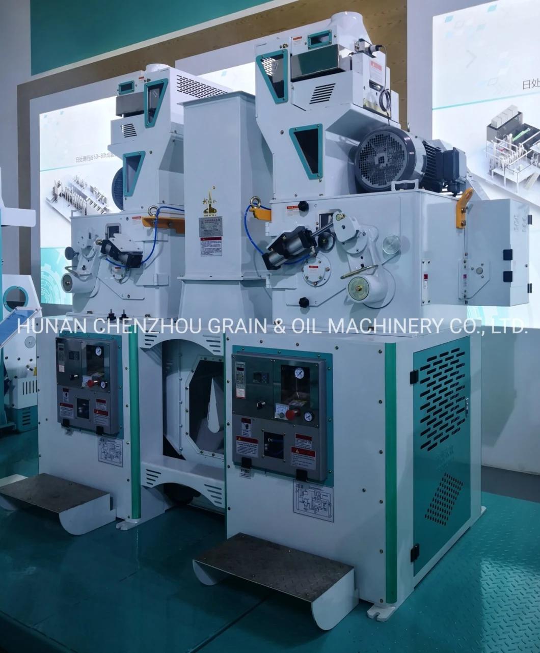 Clj Manufacture Rice Milling Machine Mlgq36X2 Double Body Pneumatic Paddy Husker Machine