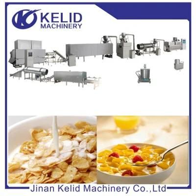 New Type New Design Corn Flakes Cereal Processing Line