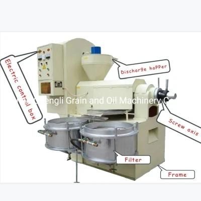 Automatic Screw Oil Press Machine Commercial Large Oil Expeller Peanut Soybean Oil ...