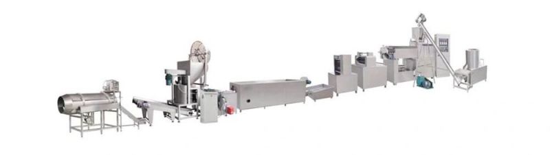 The Newest 80-120kg/H Flour Snack Food Fried Pasta Processing Line