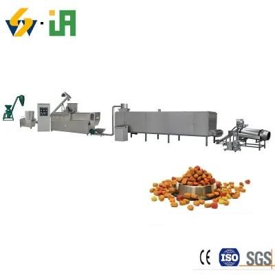 Automatic Double Screws Dog Food Animal Feed Processing Extrusion Equipment