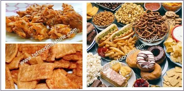 Continuous Snack Food Gas Frying Machine/Ce Fryer