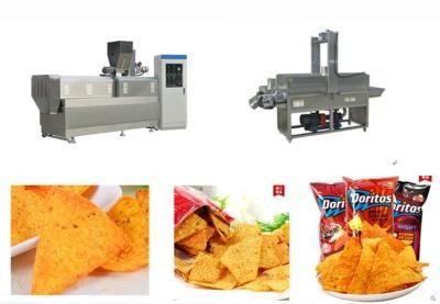 High Capacity Fried Bugles Doritos Puff Snack Food Machinery