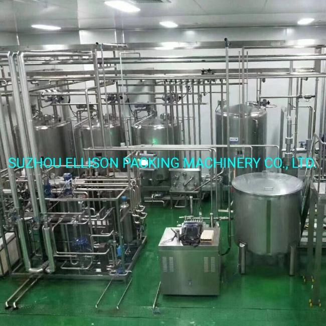 Tunkey Project Automatic Ultra Clean Coffee Milk Drinks Beverage Processing Dairy Mixing Plant Machine Equipments