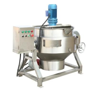 Industrial Electric Heated Jacketed Kettle for Chicken Sauce Soy Bean Sauce