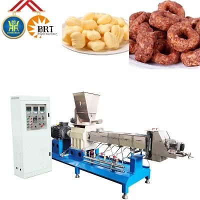 Twin Screw Extruder Prices Corn Chips Making Puff Snack Food Extrusion Machine
