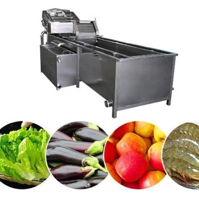 1000kg Industrial Vegetable and Fruit Bubble Cleaning Machine Washer