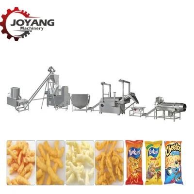 150kg/H Fried Kurkure Cheetos Nik Naks Extruder Making Machine
