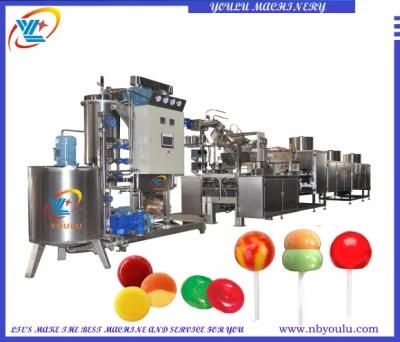 Depositing Lollipop Production Line with Servo Motor Hard Candy Machine