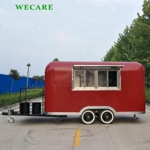 Mobile Food Cart with Frozen Ice Cream Machine