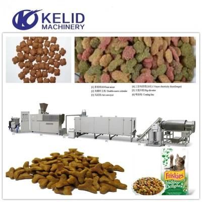 Pet Food Processing Machines Dog Foodmaking Extruders Double Screw Cat Food Production ...