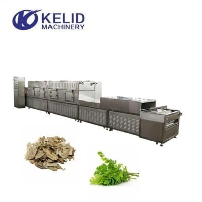 Microwave Curry Leaves Kadhipatta Drying Sterilizing Machine