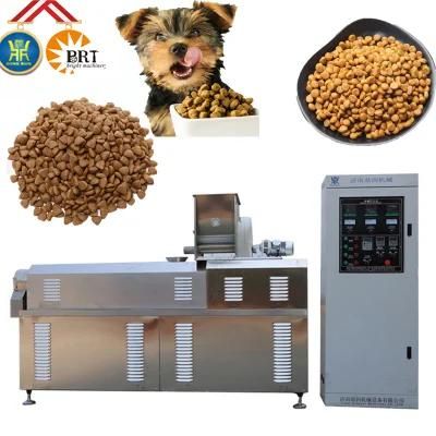Double Screw Dog Food Production Line Fish Feed Pellet Machine Dry Dog Food Machine