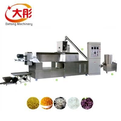 Enriched Reconstituted Nutrition Double Screw Artificial Rice Food Making Machine ...