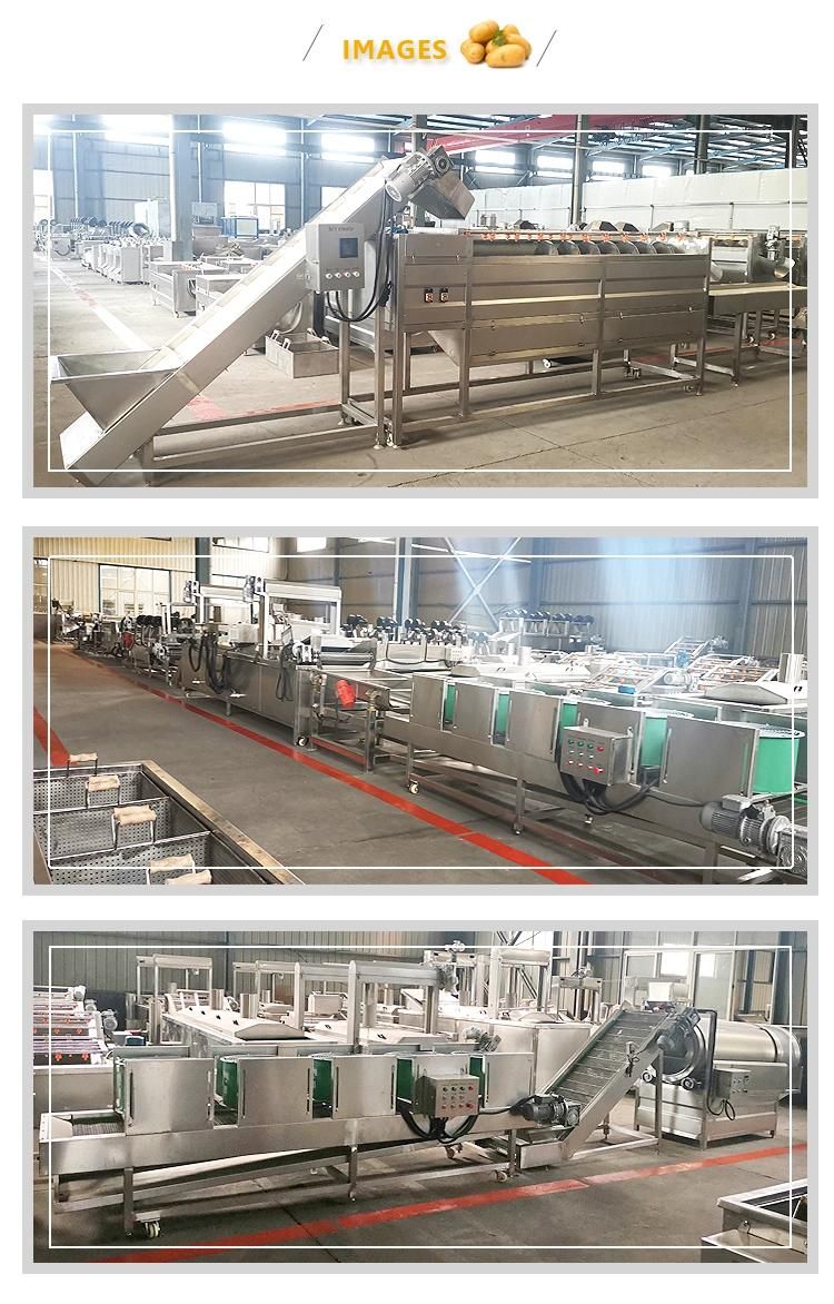 High Quality Potato Chips Production Line Frozen French Fries Production Line