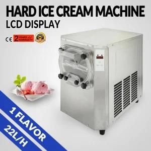 Frozen Hard Ice Machine Commercial LCD Screen Automatic 22L / H 1500W
