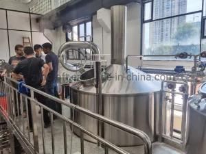 2000L 20hl SUS304 3 Vessels Beer Brewing Equipment Craft Brewery Equipment