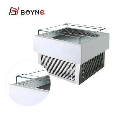 Bakery Shop Delicate Double Sided Open One Floor Display Freezer