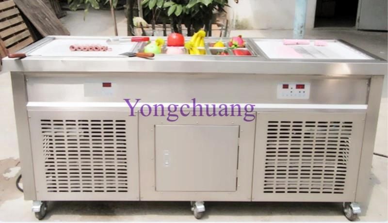 Fry Ice Cream Machine with Pedal Defrost and Temperature System