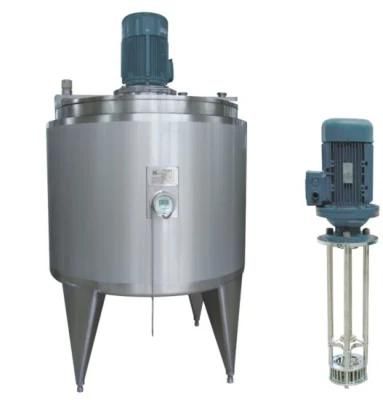 600L High-Speed Shearing Emulsification Tank For Bleanding Dairy Ingredient