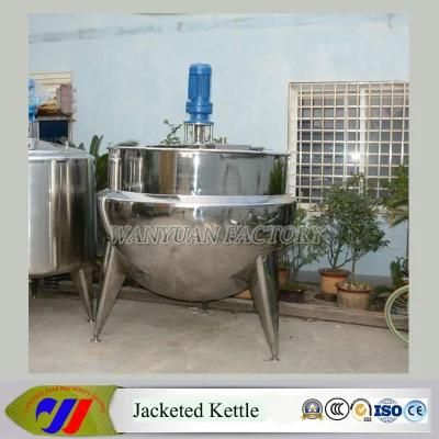 Vertical Steam Heating Jacketed Kettle with Scraper