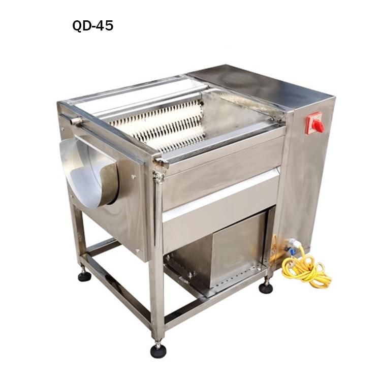 Root Vegetable Fruit Taro Ginger Potato Peeler Roller Brush Washing Peeling Machine