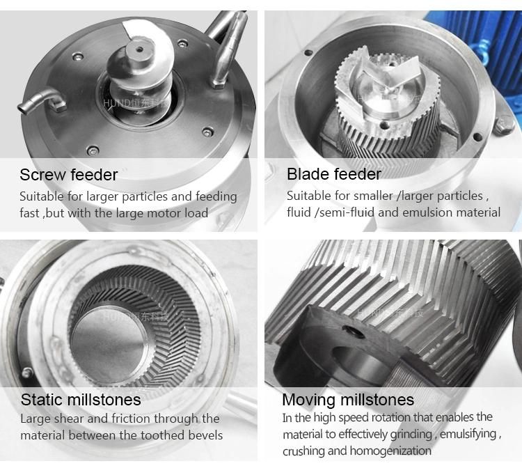Fried Peanut Groundnut Grinding Colloid Mill Peanut Butter Making Machine