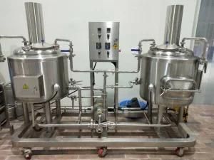 100L Small Beer Equipment Micro Brewery for Testing and Home Brewing
