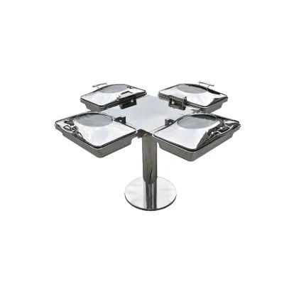 Four Heads Rotate Chafing Dish (Recetangle)