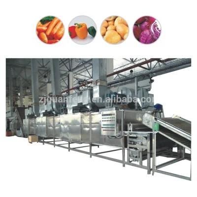 High Perfermance Carrot Dryer Potato Cubes Drying Equipment for Sale