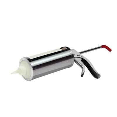 Stainless Steel Hamburger Hot Dog Ketchup Tomato Chili Dispenser Pizza Sauce Dispenser Gun