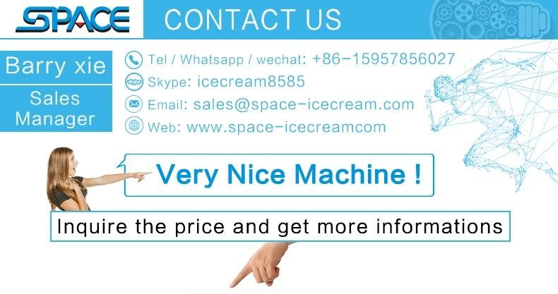 Space Soft Ice Cream Machine Frozen Yogurt Machine with Ce ETL