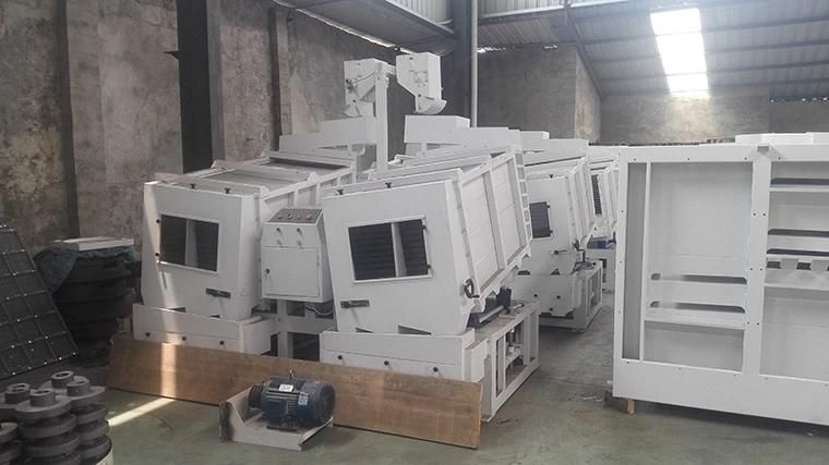 Rice Milling Processing Machine Husk Gravity Vibrating Screening Double Body Paddy Separator Machine