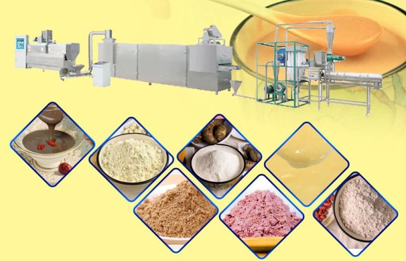Professional Automatic Nutritional Powder Making Machine Commercial Nutrition Baby Powder Production Line for Sale