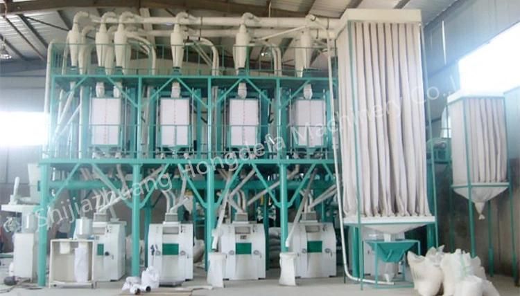 Complete Automatic 50t Wheat Flour Milling Machine