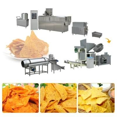 100-200kg/H Doritos Chips Process Machine Doritos Corn Chip Machine
