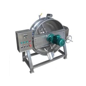 Double Steam Jacketed Pan Jacket Kettle with Agitator Central Heating Boiler