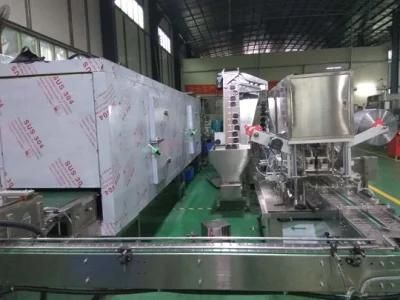 Automatic Filling Sealing Washing Labeling Machine Line for Tomato Paste Petroleum Jelly