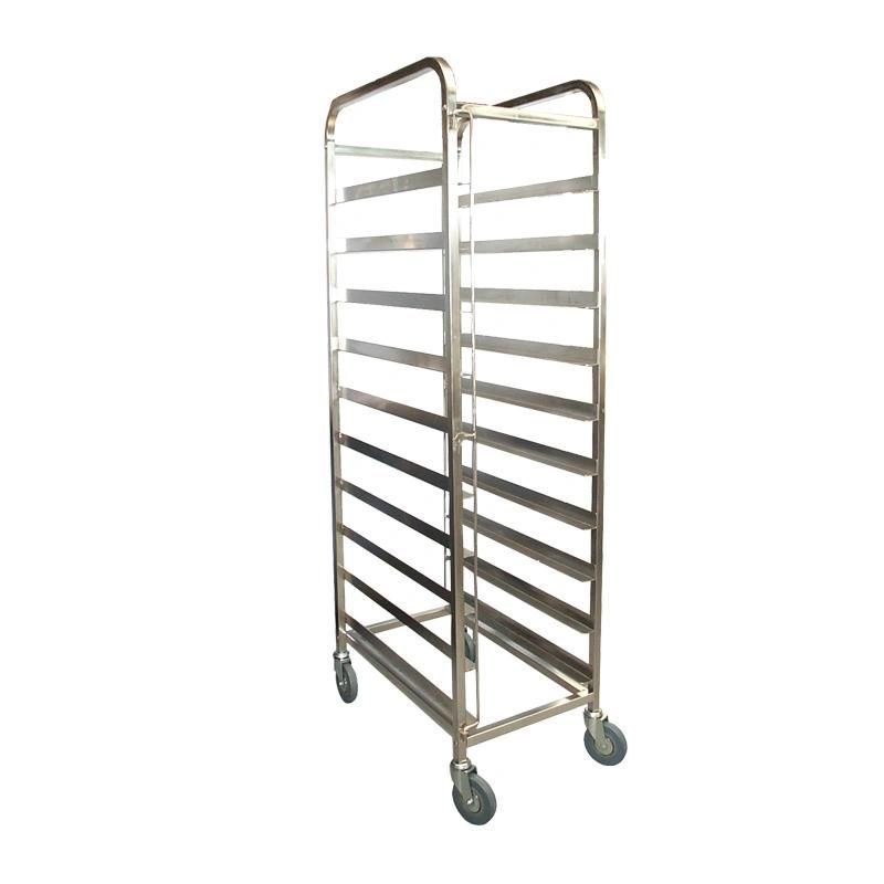 Food Bakery 400*600 Cm Sheet Pan Rack Cooling Trolley