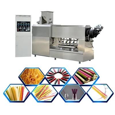 Eco Friendly Disposable Edible Biodegradable Rice Tapioca Straw Processing Making Machine