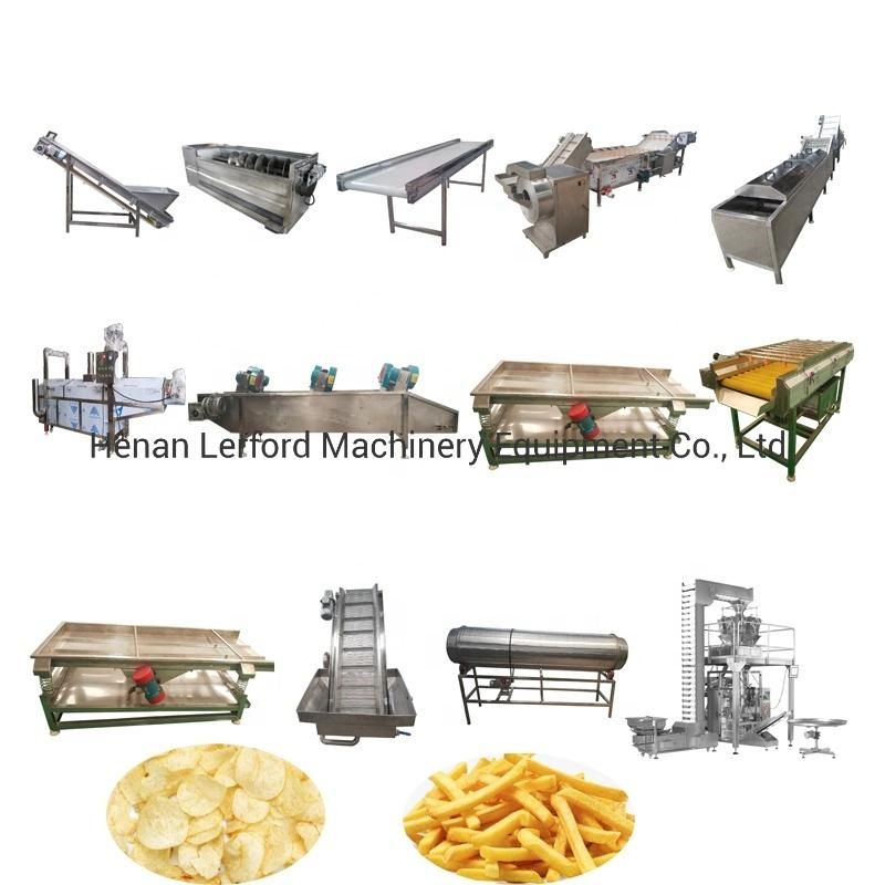150kg Potato French Fries Making Machine Weave Potato Chips Production Line