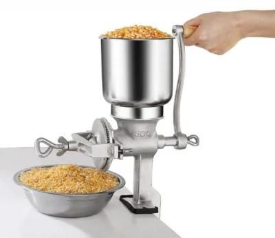 Manual Grain Corn Coffee Wheat Nuts Grinder, Portable Table Mill Home Use Cast Iron ...