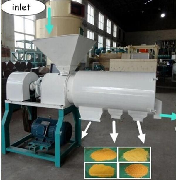 Small 300kg/H Corn Grits Making Machine, Corn Grits Processing Machine