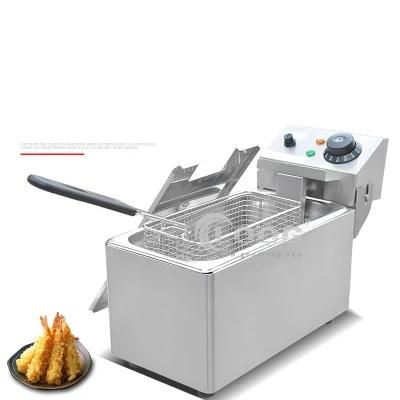 Commercial Counter Top Automatic French Chips Frying Machine Commerical Fryer for Fast ...