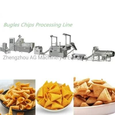 High Efficiency Automatic Extruded Wheat Fried Pellet Production Line