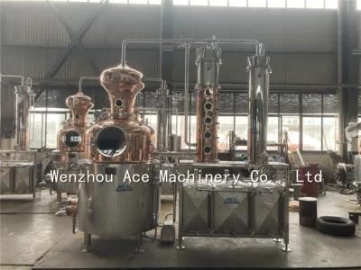 Best Price Multifunctional Stills Distillery Copper Reflux Steam/Electric Heating Alembic ...