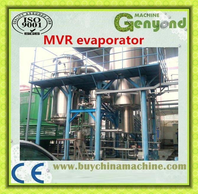 Concentration Mvr Evaporator for Food Product