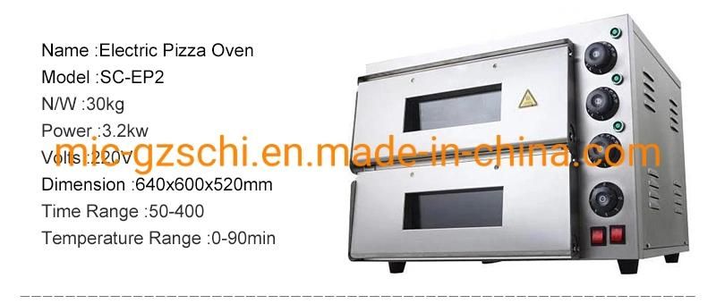 Luxurious Electric Baking Equipment Bread Single Layer Pizza Deck Oven for Bakery